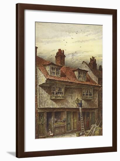 Old Houses, Saffron Hill-Waldo Sargeant-Framed Giclee Print