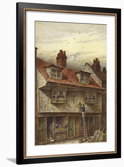 Old Houses, Saffron Hill-Waldo Sargeant-Framed Giclee Print