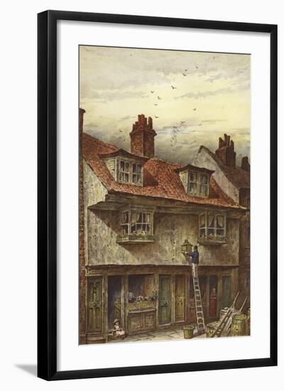 Old Houses, Saffron Hill-Waldo Sargeant-Framed Giclee Print