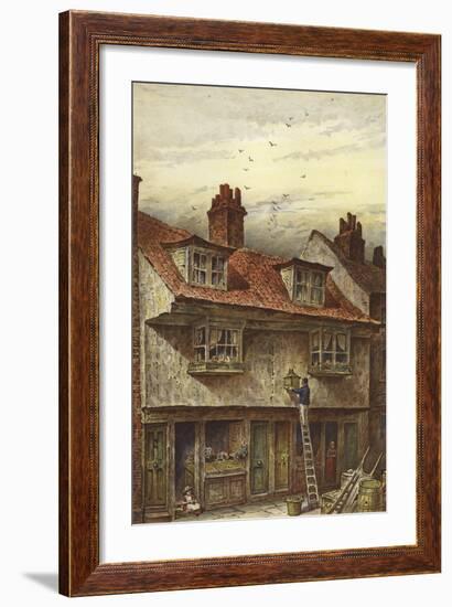 Old Houses, Saffron Hill-Waldo Sargeant-Framed Giclee Print