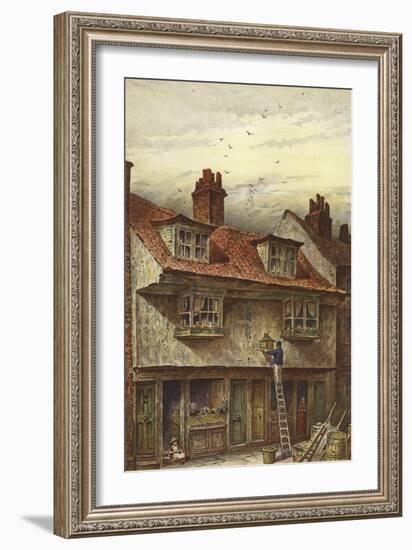 Old Houses, Saffron Hill-Waldo Sargeant-Framed Giclee Print