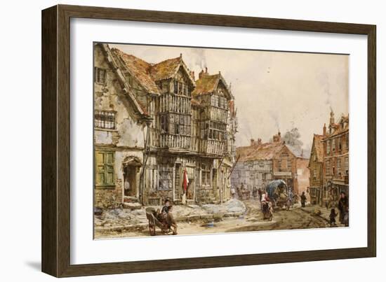 Old Houses, Shrewsbury-Louise J. Rayner-Framed Giclee Print