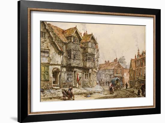 Old Houses, Shrewsbury-Louise J. Rayner-Framed Giclee Print