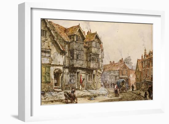 Old Houses, Shrewsbury-Louise J. Rayner-Framed Giclee Print