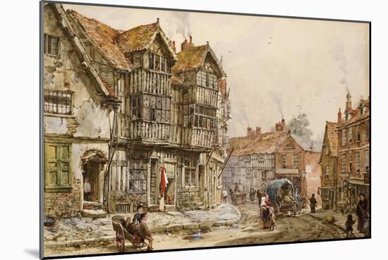 Old Houses, Shrewsbury-Louise J. Rayner-Mounted Giclee Print