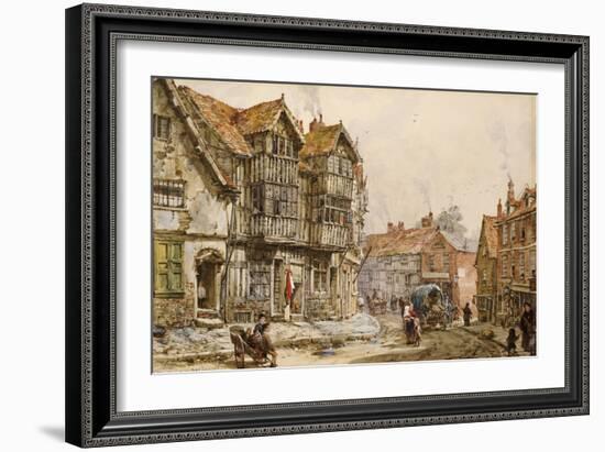 Old Houses, Shrewsbury-Louise J. Rayner-Framed Giclee Print