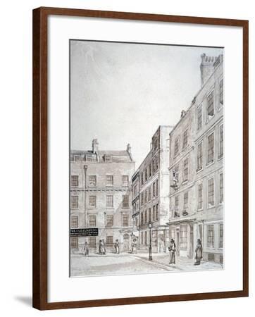 Old Hummums Hotel Covent Garden Westminster London C1830