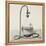 Old Illustration Of Laboratory Equipment For Water Boiling Under Vacuum-marzolino-Framed Stretched Canvas