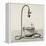 Old Illustration Of Laboratory Equipment For Water Boiling Under Vacuum-marzolino-Framed Stretched Canvas