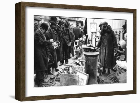 Old Iron Fair on the Boulevard Richard Lenoir, Paris, 1931-Ernest Flammarion-Framed Giclee Print