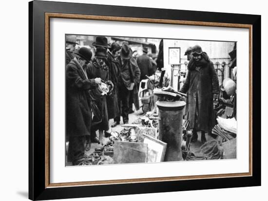 Old Iron Fair on the Boulevard Richard Lenoir, Paris, 1931-Ernest Flammarion-Framed Giclee Print