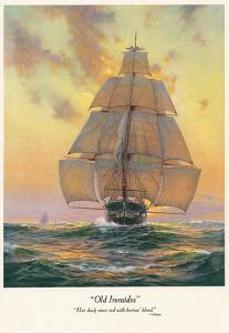 Old Ironsides before the Wind