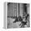 Old Italian Women Knitting While They Socialize in the Colonade of St. Peter's Square, Vatican City-Margaret Bourke-White-Framed Premier Image Canvas