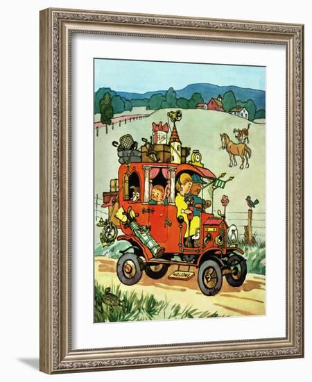 Old Jalopy - Jack & Jill-Philip L. Martin-Framed Giclee Print