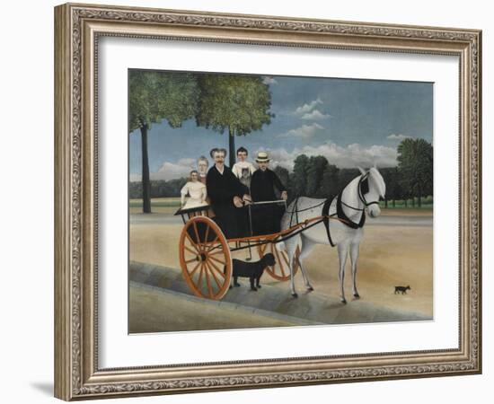 Old Junier's Cart-Henri Rousseau-Framed Giclee Print