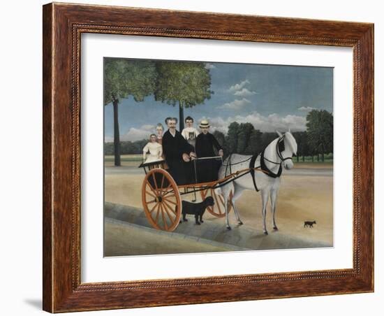 Old Junier's Cart-Henri Rousseau-Framed Giclee Print