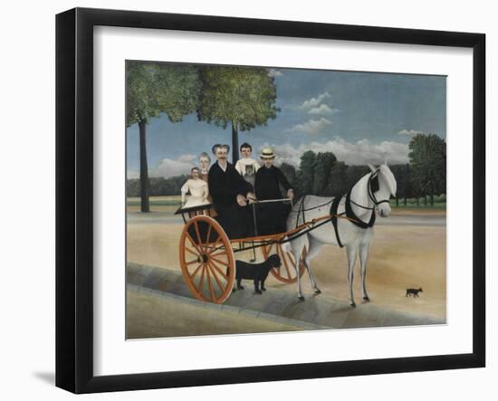 Old Junier's Cart-Henri Rousseau-Framed Giclee Print