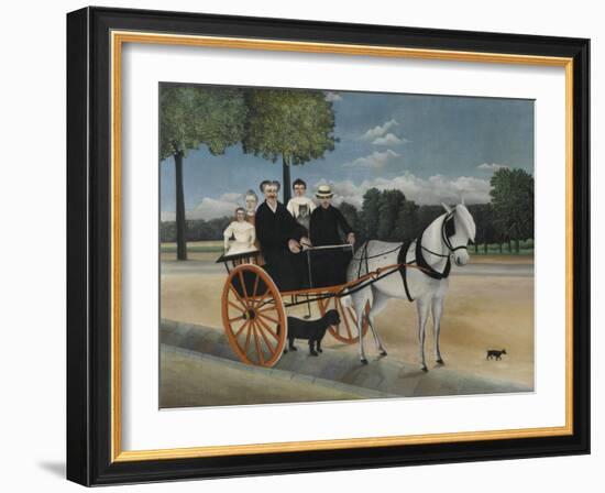 Old Junier's Cart-Henri Rousseau-Framed Giclee Print