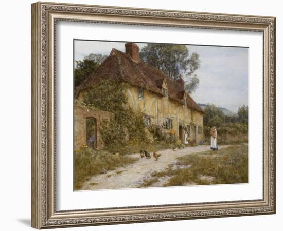 Old Kentish Cottage-Helen Allingham-Framed Giclee Print