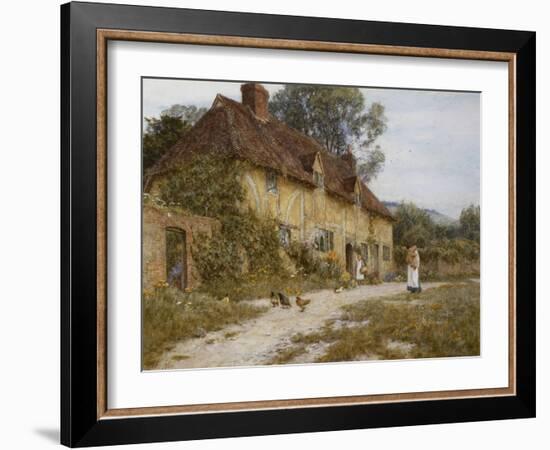 Old Kentish Cottage-Helen Allingham-Framed Giclee Print