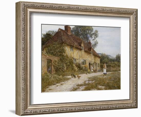 Old Kentish Cottage-Helen Allingham-Framed Giclee Print