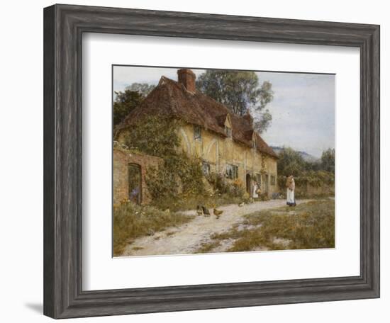 Old Kentish Cottage-Helen Allingham-Framed Giclee Print