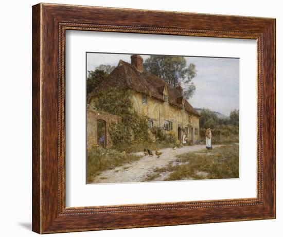 Old Kentish Cottage-Helen Allingham-Framed Giclee Print