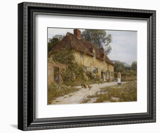 Old Kentish Cottage-Helen Allingham-Framed Giclee Print