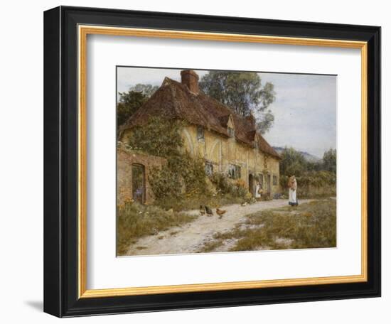 Old Kentish Cottage-Helen Allingham-Framed Giclee Print