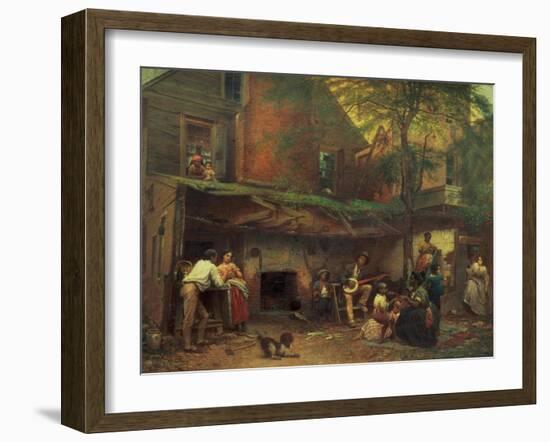 Old Kentucky Home Life in the South, 1859-Eastman Johnson-Framed Giclee Print