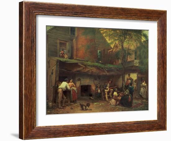 Old Kentucky Home Life in the South, 1859-Eastman Johnson-Framed Giclee Print