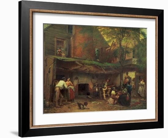 Old Kentucky Home Life in the South, 1859-Eastman Johnson-Framed Giclee Print