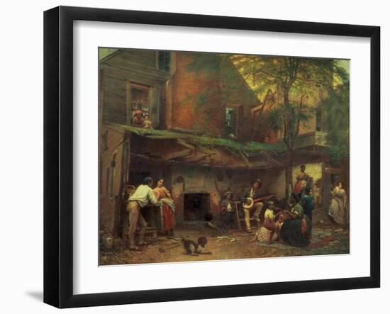 Old Kentucky Home Life in the South, 1859-Eastman Johnson-Framed Giclee Print