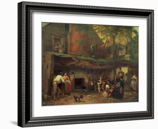 Old Kentucky Home Life in the South, 1859-Eastman Johnson-Framed Giclee Print