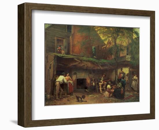 Old Kentucky Home Life in the South, 1859-Eastman Johnson-Framed Giclee Print