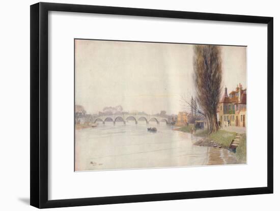 'Old Kew Bridge', 1899, (1914)-James S Ogilvy-Framed Giclee Print