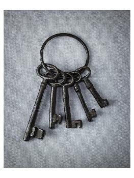 Waden Patois bibliothecaris Old Keys on a Key Ring' Premium Giclee Print | Art.com
