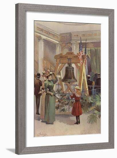 Old Liberty Bell-null-Framed Giclee Print