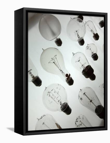 Old Light Bulbs, Dibner Hall, History of Science, Huntington Library, Pasadena, California, Usa-Bruce Yuanyue Bi-Framed Premier Image Canvas