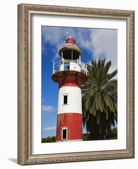 Old Lighthouse, Deep Water Harbour, St. Johns, West Indies, Caribbean-Richard Cummins-Framed Photographic Print