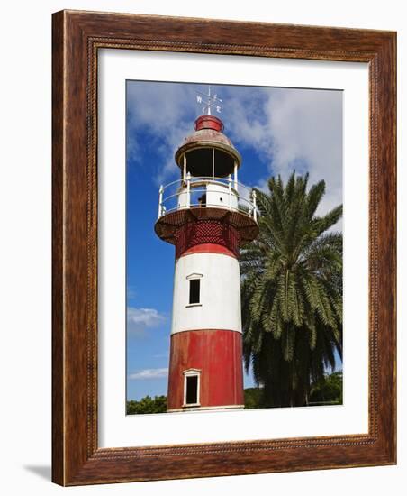 Old Lighthouse, Deep Water Harbour, St. Johns, West Indies, Caribbean-Richard Cummins-Framed Photographic Print