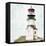 Old Lighthouse-Kimberly Allen-Framed Stretched Canvas