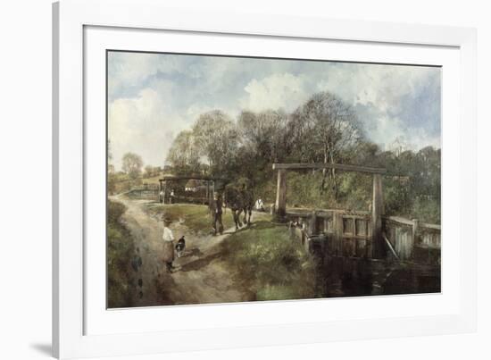 Old Lock, Flatford, Suffolk-Clive Madgwick-Framed Giclee Print