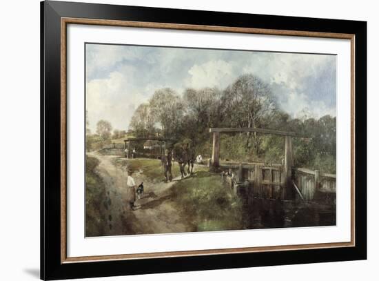 Old Lock, Flatford, Suffolk-Clive Madgwick-Framed Giclee Print