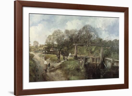 Old Lock, Flatford, Suffolk-Clive Madgwick-Framed Giclee Print