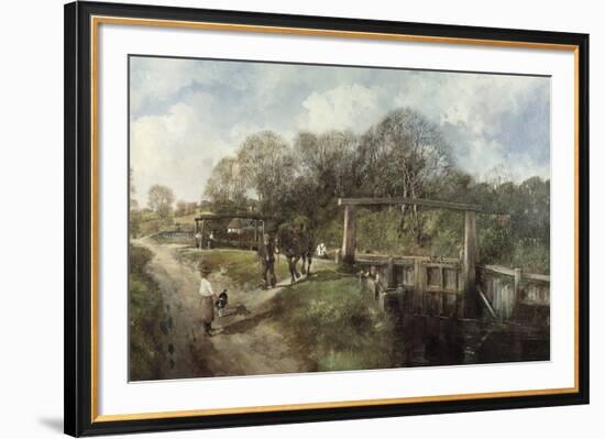 Old Lock, Flatford, Suffolk-Clive Madgwick-Framed Giclee Print