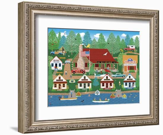 Old Log Lodge-Mark Frost-Framed Giclee Print