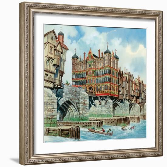 Old London Bridge-Peter Jackson-Framed Giclee Print