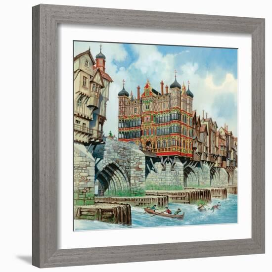 Old London Bridge-Peter Jackson-Framed Giclee Print