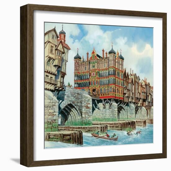 Old London Bridge-Peter Jackson-Framed Giclee Print